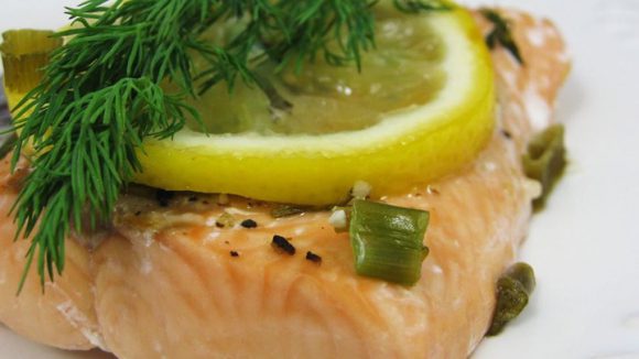 garlic salmon